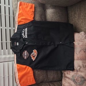 Harley Davidson button up shirt